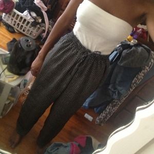 Small polka dot hippy pants