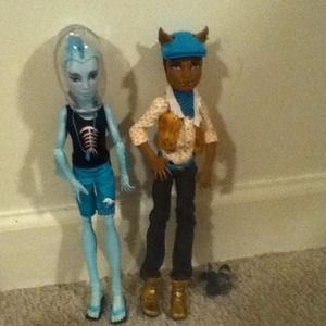 2 monster high boy dolls!