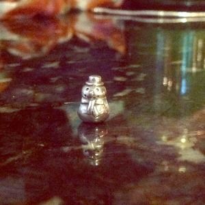 Snowman pandora charm