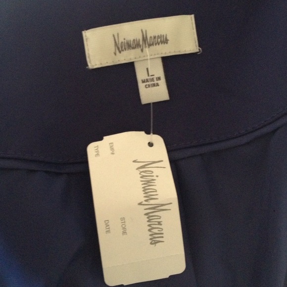 All weather jacket blue Neiman Marcus - Picture 2 of 2
