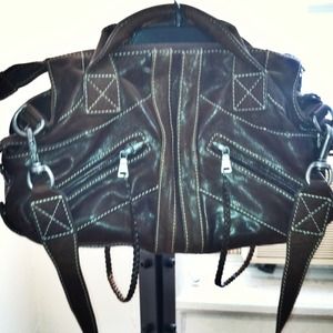 Marc new york leather shoulder bag