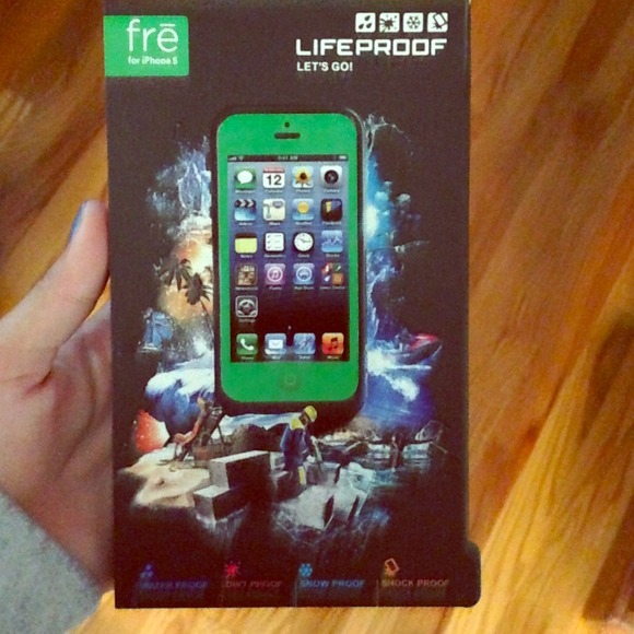 Lifeproof case for iPhone 5 green - Picture 1 of 1