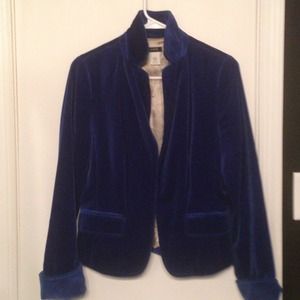 Jcrew velour blazer