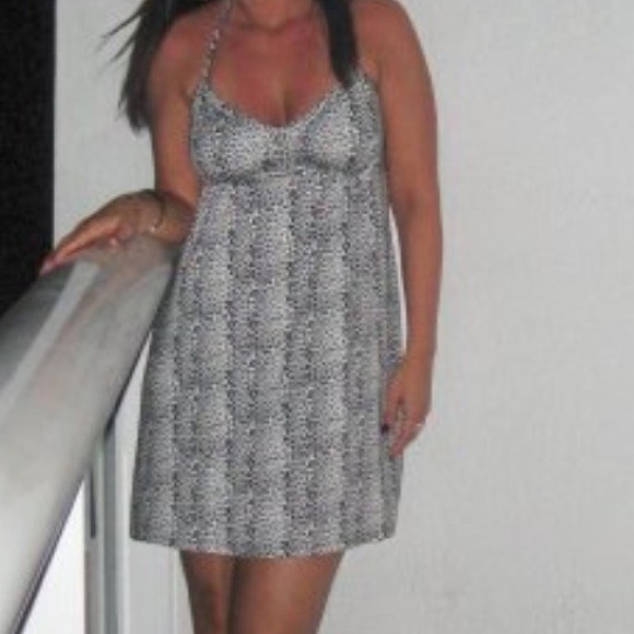 Cotton halter dress