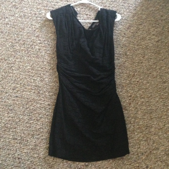 Black lace dress
