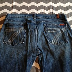 Dojo seven for all mankind jean. Size 32