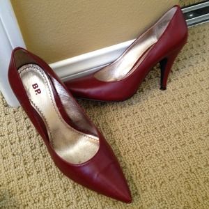 BP Red Pointed Toe Heels