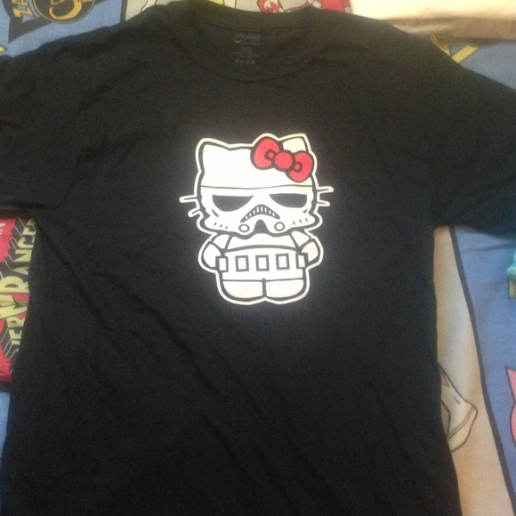 Mens Hello Kitty Storm Trooper Tshirt Size: S