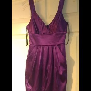 Purple formal dress