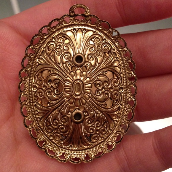 Victorian massive agate pendant - Picture 2 of 4