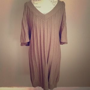 Calvin Klein Cable Sweater Dress Size L