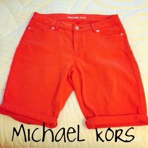 *Reduced* Bright Orange Jean Shorts