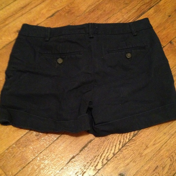 J crew navy flat front shorts size 0 - Picture 3 of 3