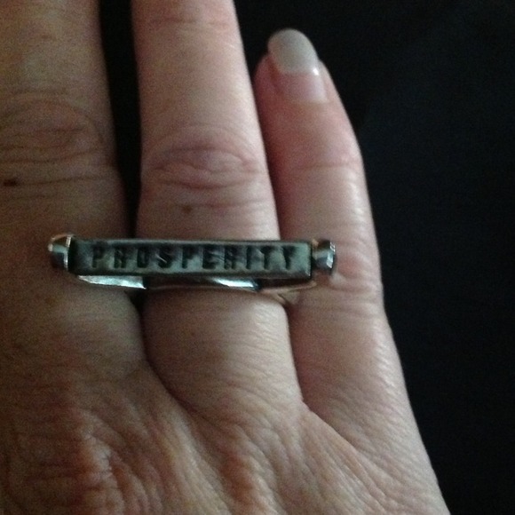 Ring with spinning  Insperational  words - Picture 2 of 4