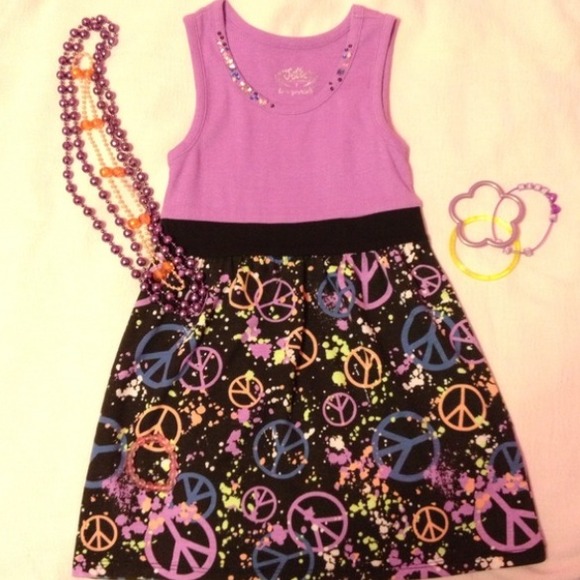 Tank dress with jeweled neckline