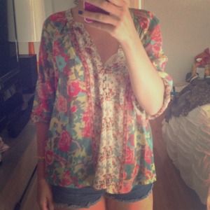 Joie floral patterned blouse