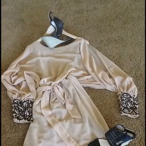 Couture inspired chiffon dress