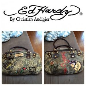Authentic Ed hardy handbag