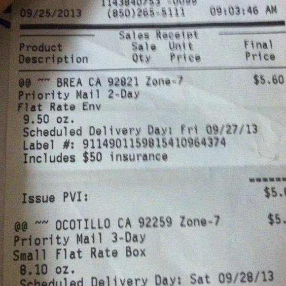 Proof of shipping and packages ready to be mailed! - Picture 1 of 3