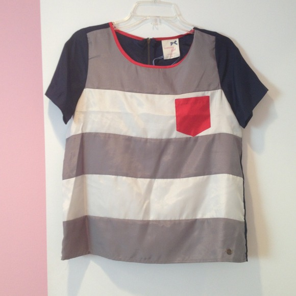 Striped Tommy Girl blouse