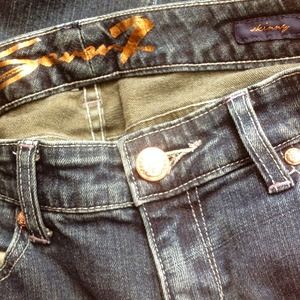 Seven7 skinny jeans med wash 🎉SOLD🎉