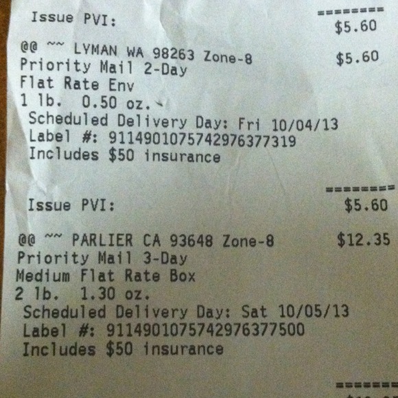 Proof of shipping! - Picture 2 of 3