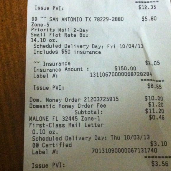 Proof of shipping! - Picture 3 of 3