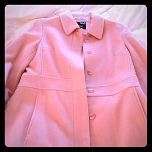 BMoss light pink long peacoat jacket