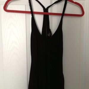 Black racer back style tank