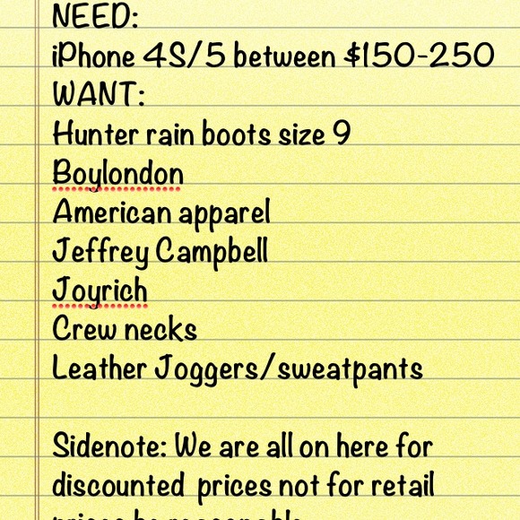 iPhone boylondon Jeffrey Campbell American apparel