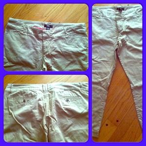 Women's size 18. Mossimo, flat-front khaki's