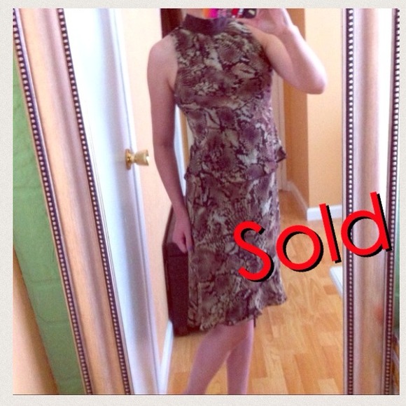 ➡SOLD⬅DONNA RICCO 2PC Silk Dress