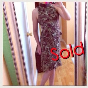 ➡SOLD⬅DONNA RICCO 2PC Silk Dress