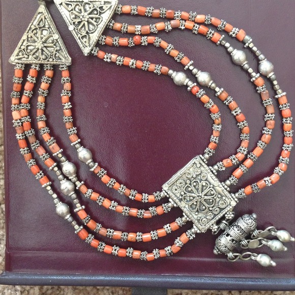 Authentic Afghani Coutoure Necklace