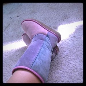 Pink blue purple uggs.