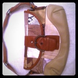 Small Coach patchwork purse