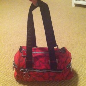 Authentic Red Tous Bag
