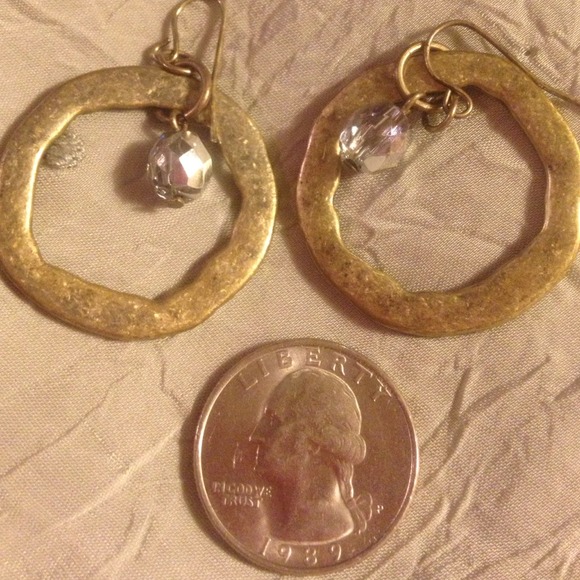 #71. Fun hoops with an antique bronze look - Picture 3 of 3