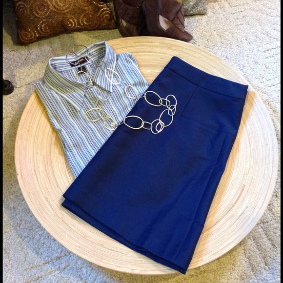 SOLD!!!  Navy Blue Skirt *Reduced*