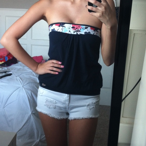 Hollister Tops - SOLD Navy Tube Top