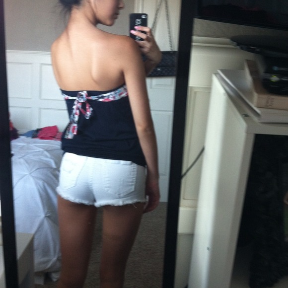 SOLD Navy Tube Top - Picture 3 of 3