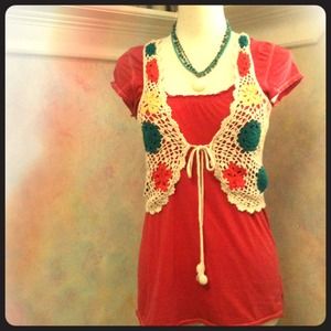 REDUCED PRICE Adorable crochet vest