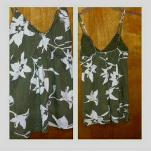 Hh) American eagle outfitters, Top tank women Floral Size S Small