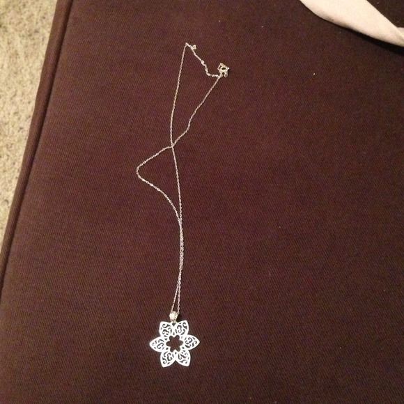 Snowflake Sterling silver necklace