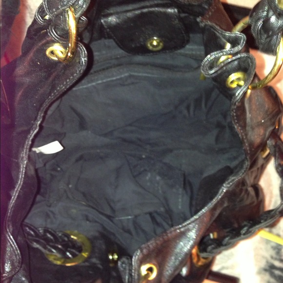 Black handbag with gold accent! - Picture 3 of 3