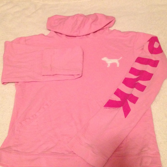 PINK hoodie.