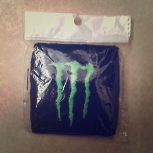 "Monster" logo sweat band