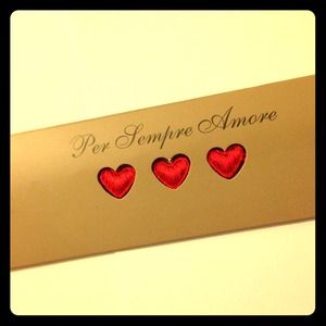 Cruciani Love Love Love bracelet in red.