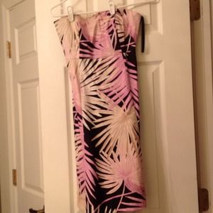 Strapless summer dress