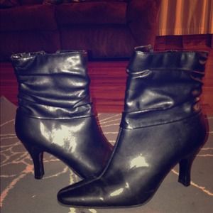 Leather boots